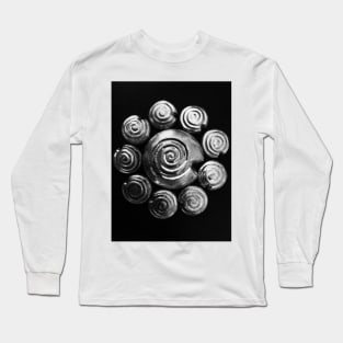 Silver Snails Geometry Circle Long Sleeve T-Shirt